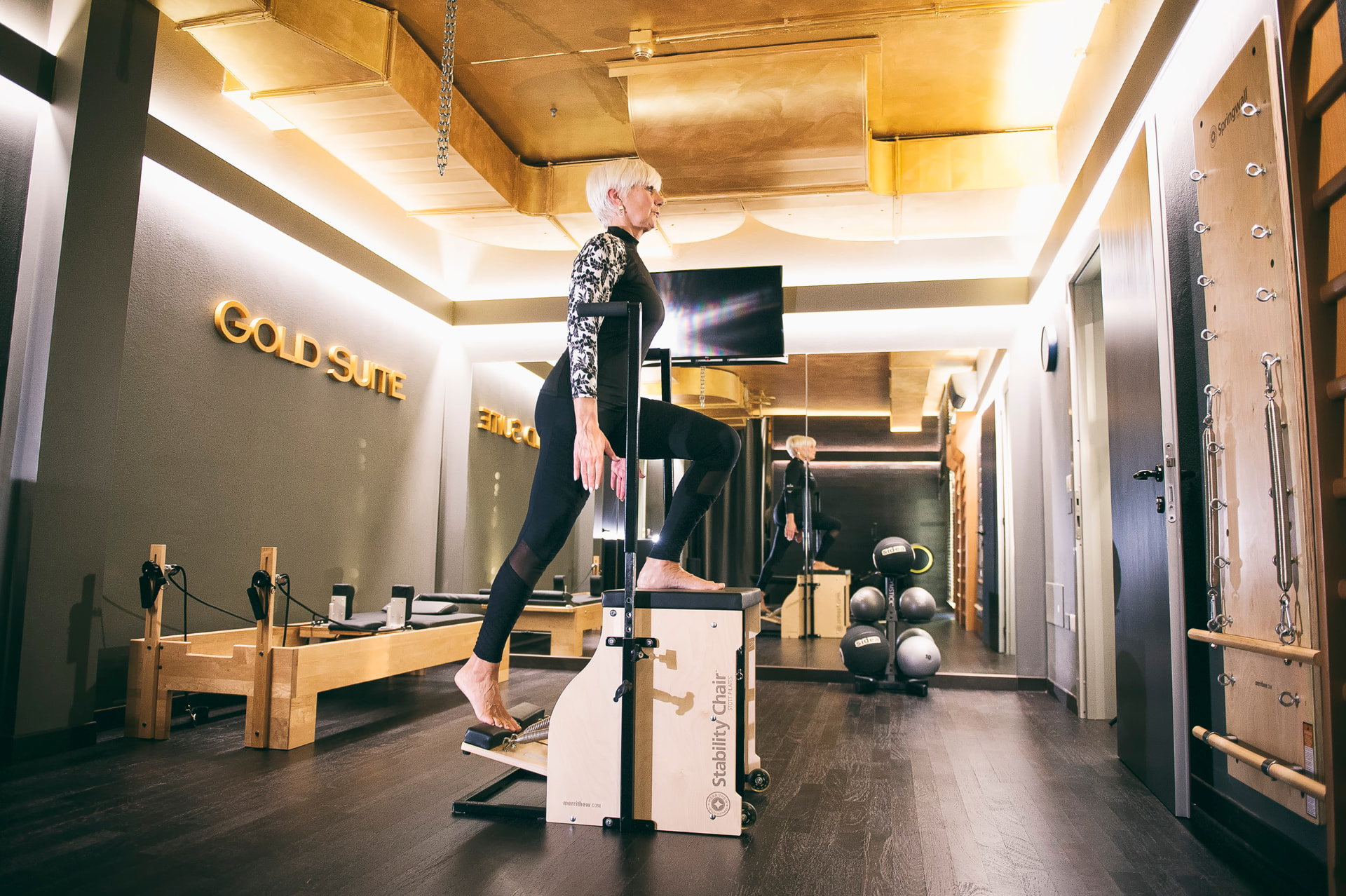 Lezione nella sala Postural Gym di Aquapolis